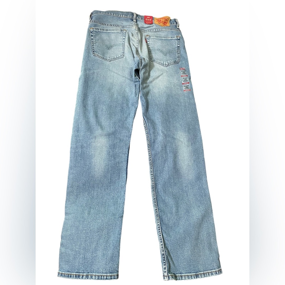 Men’s 569 loose straight Levi’s Blue Jeans 32x34 - Picture 9 of 10